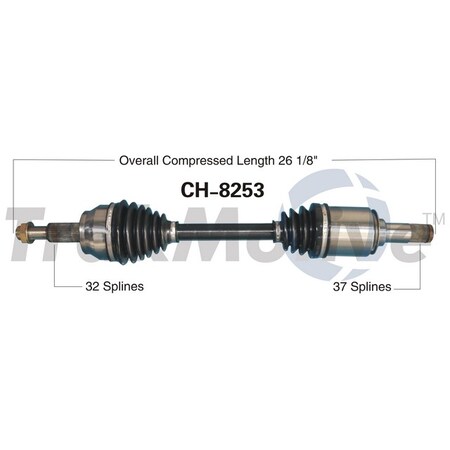 Surtrack Axle Cv Axle Shaft, Ch-8253 CH-8253